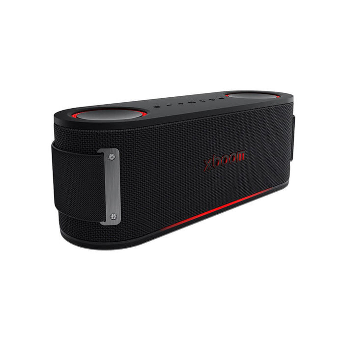 LG xboom Bounce | Portable Speaker - Bluetooth - IP67 - AI Lighting - Black-Sonxplus St-Georges