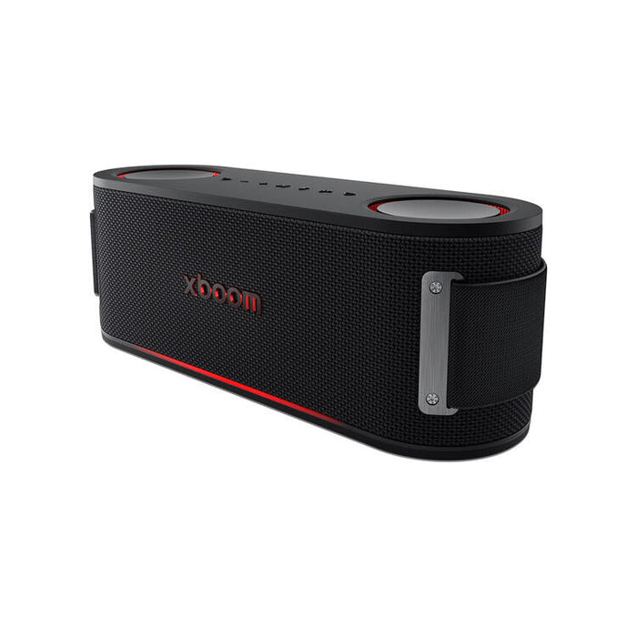 LG xboom Bounce | Portable Speaker - Bluetooth - IP67 - AI Lighting - Black-Sonxplus St-Georges