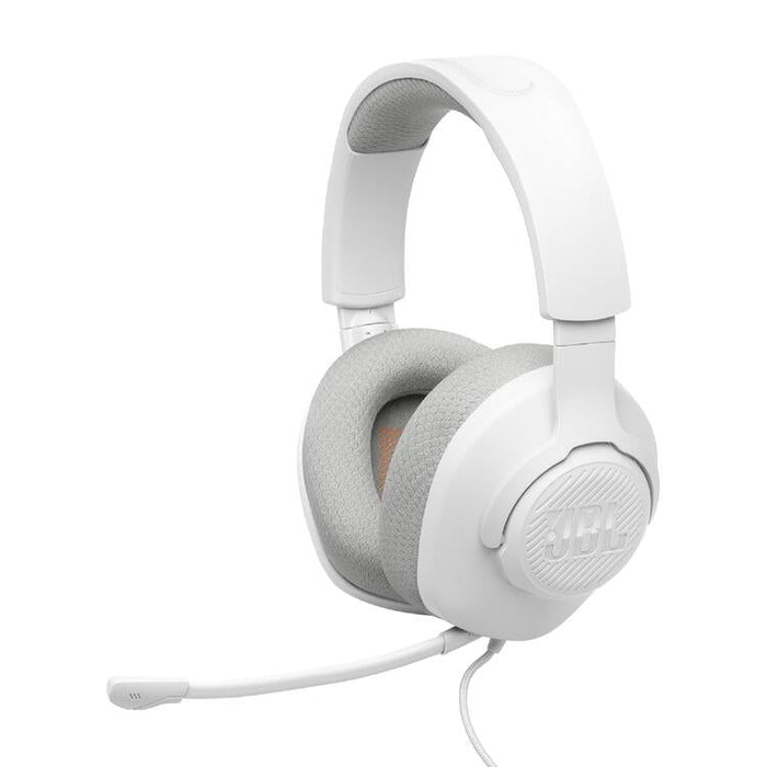 JBL Quantum 100 M2 | Wired Over-Ear Gaming Headset - Compatible with All Platforms - White-Sonxplus St-Georges