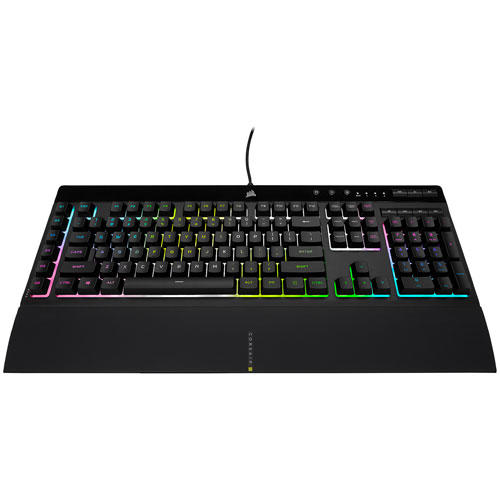 Corsair K55 RGB PRO XT | Gaming keyboard - Dynamic RGB backlighting - 6 macro keys - Black-Sonxplus St-Georges