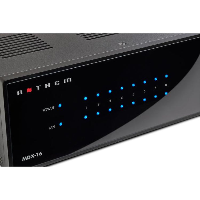 Anthem MDX16 | 16 channel amplifier 8 zones and more - Black-Sonxplus St-Georges