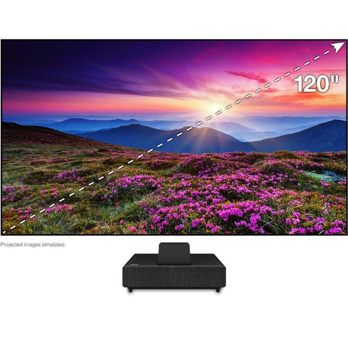 Epson LS500-100 | Laser TV projector - 3LCD - 100 inch screen - 16:9 - Full HD - 4K HDR - Black-Sonxplus St-Georges