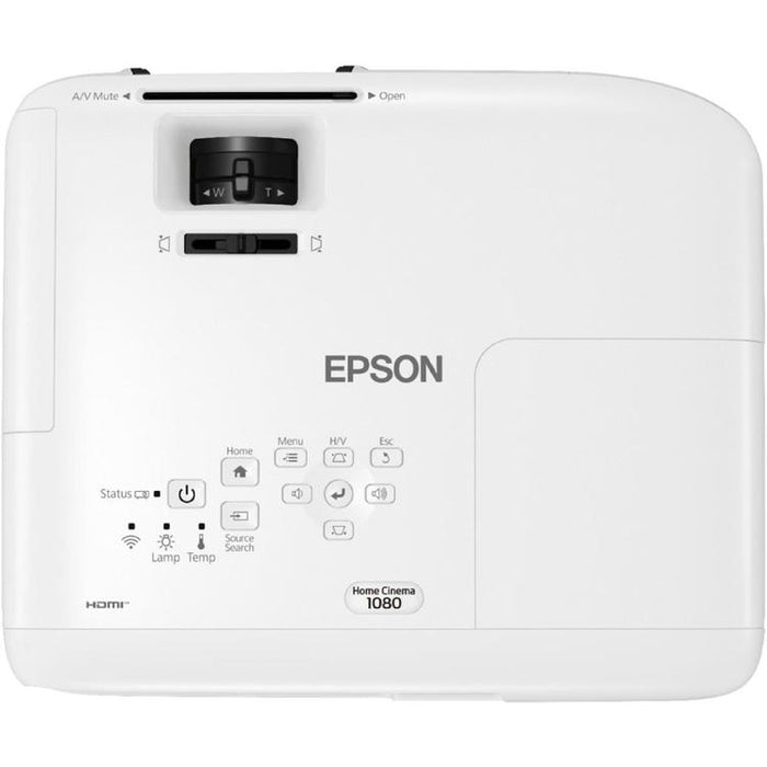 Epson Home Cinema 1080 | 3LCD Home Cinema Projector - 16:9 - HD - 1080p - White-Sonxplus St-Georges