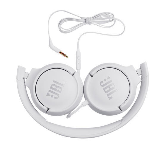 JBL Tune 500 | Wired on-ear headphones - White-Sonxplus St-Georges