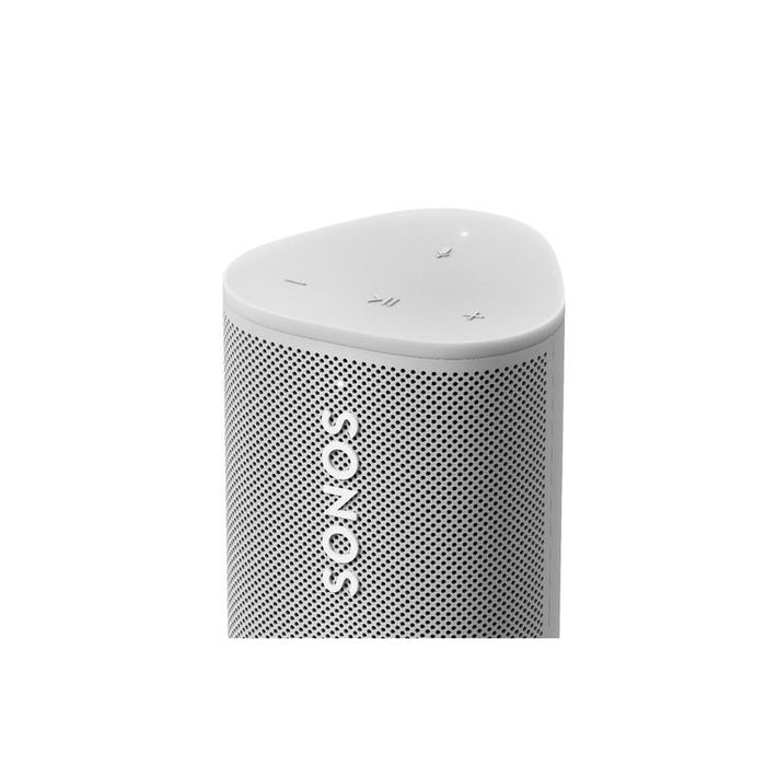 Sonos Roam | Portable Speaker - Bluetooth - Wi-Fi - Waterproof - Stereo Pairing - White-Sonxplus St-Georges