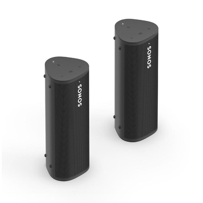 Sonos | Ensemble Aventure - 2 Portable Roam Speakers - Bluetooth - Waterproof - Black-Sonxplus St-Georges