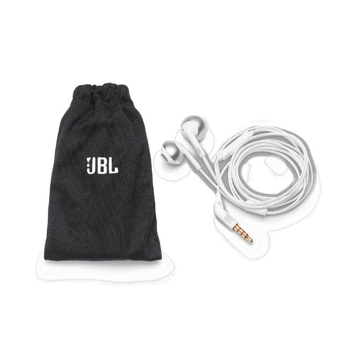 JBL Tune 205 | Wired in-ear headphones - JBL Pure Bass - Microphone - Chrome-Sonxplus St-Georges