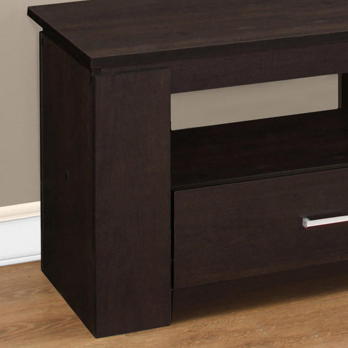 Monarch Specialties I 2600 | TV Stand - 48" - 2 Storage Drawers - Espresso-Sonxplus St-Georges