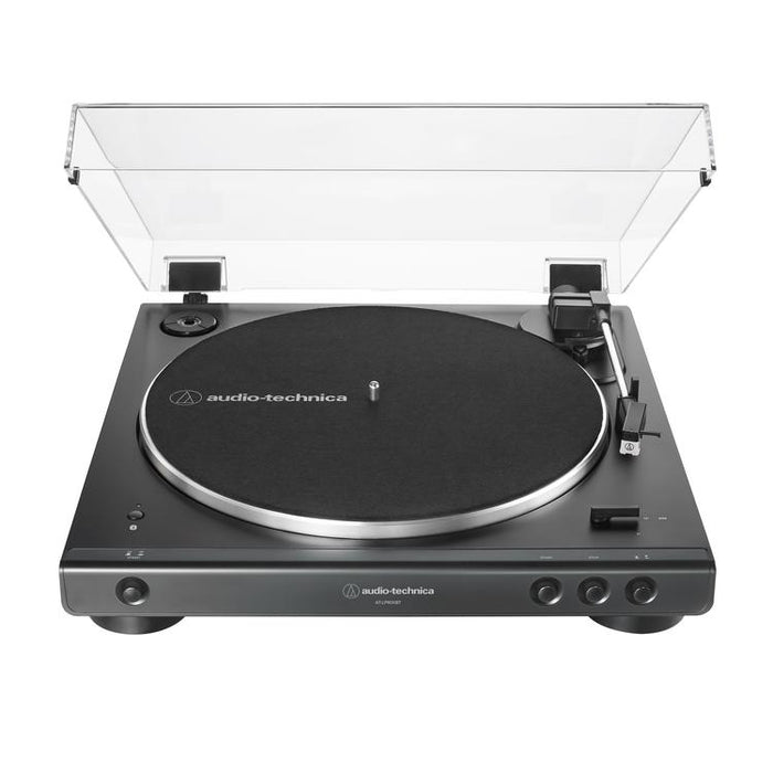 Audio-Technica AT-LP60XBTBK | Turntable Stereo - Wireless - Bluetooth - Belt Drive - Fully Automatic - Black-Sonxplus St-Georges