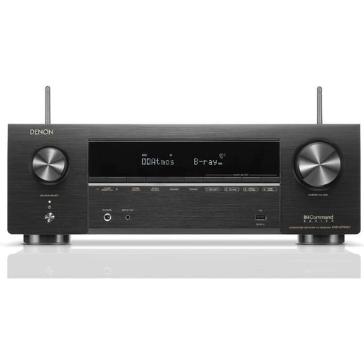 Denon AVRX1700H | 7.2 channel AV receiver - Home theater - 3D Audio - 8K - HEOS - 80 W / Channel - Black-Sonxplus St-Georges