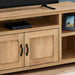 Monarch Specialties I 2744 | TV stand - 60" - Imitation wood - Golden pine-Sonxplus St-Georges