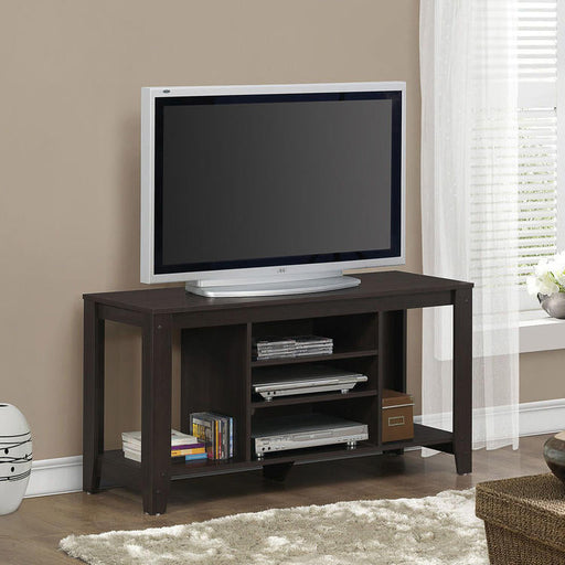 Monarch Specialties I 3529 | TV Stand - 48" - Espresso-Sonxplus St-Georges