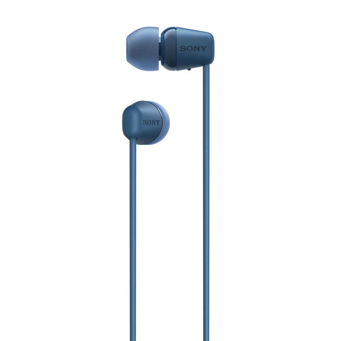 Sony WI-C100 | In-ear headphones - Wireless - Bluetooth - Around the neck - Microphone - IPX4 - Blue-Sonxplus St-Georges