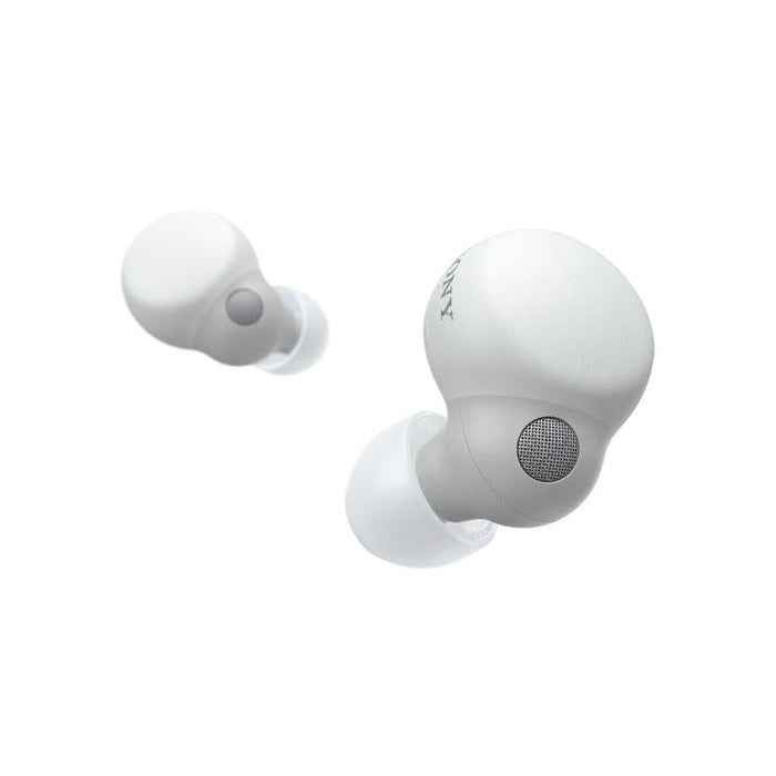 Sony WFLS900N | In-Ear Headphones - LinkBuds - 100% Wireless - Bluetooth - Microphone - Active Noise Cancellation - White-Sonxplus St-Georges