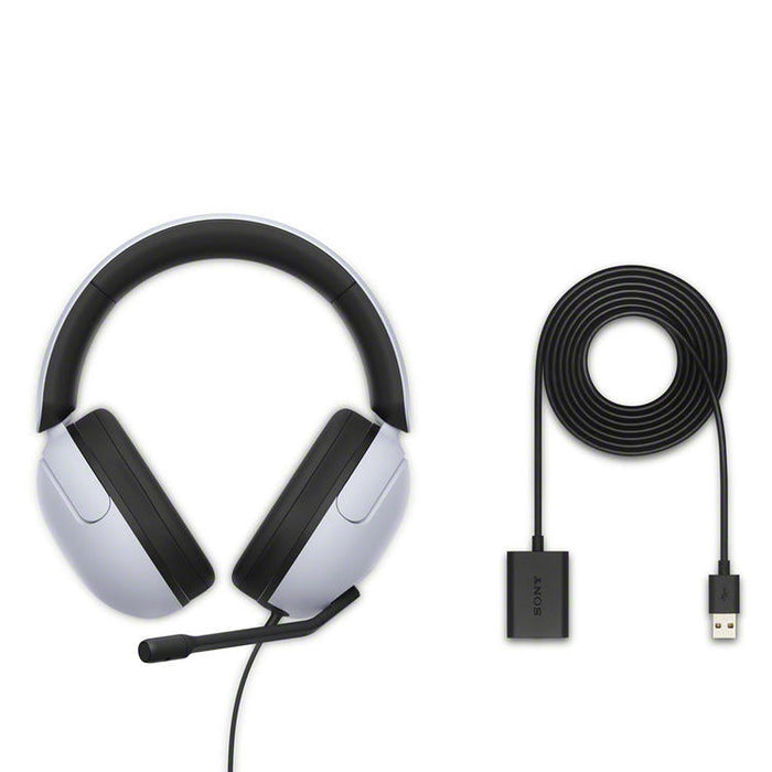 Sony MDRG300/W | INZONE H3 circumaural headset - For Gamers - Wired - White-Sonxplus St-Georges