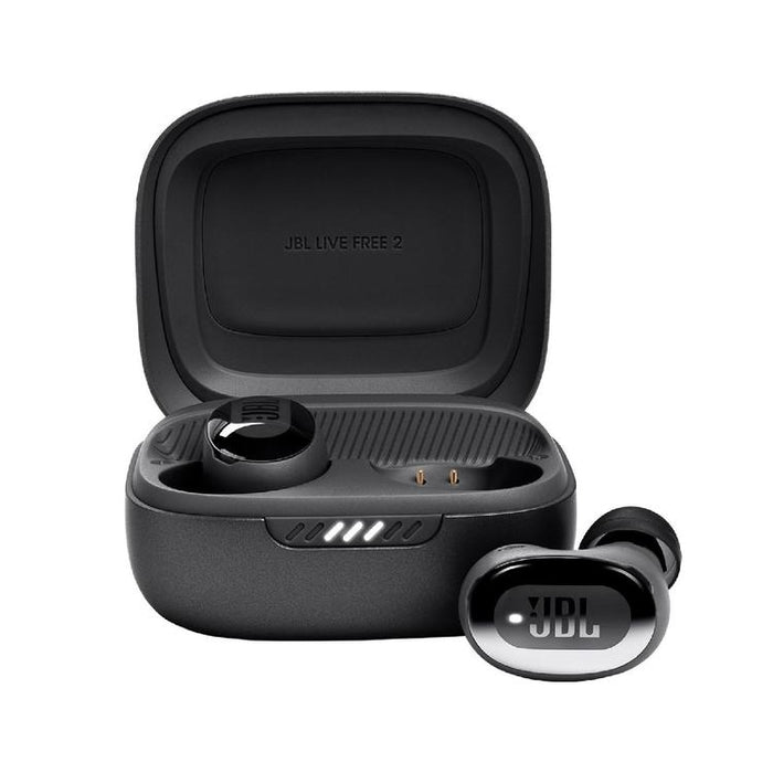 JBL Live Free 2 | In-Ear Headphones - 100% Wireless - Bluetooth - Smart Ambient - Microphones - Black-Sonxplus St-Georges