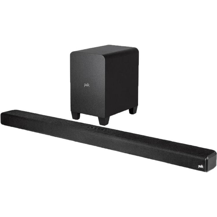 Polk Signa S4 | 3.1.2 Soundbar Dolby Atmos Certified - With Wireless Subwoofer - Bluetooth - Home Theater Experience - Voice Adjust - Black-Sonxplus St-Georges