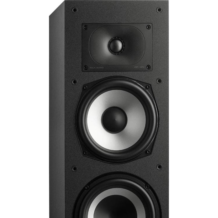 Polk Monitor XT60 | Floorstanding Speakers - Tower - Hi-Res Audio Certified - Black - Pair-Sonxplus St-Georges