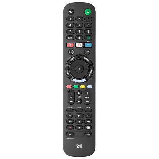 One for All URC4812R | Direct replacement remote control for any Sony TV - Replacement Series - Black-Sonxplus St-Georges