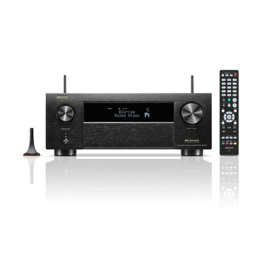 Denon AVRX4800H | 9.4 channel AV receiver - 8K - Auro 3D - Home theater - HEOS - Black-Sonxplus St-Georges