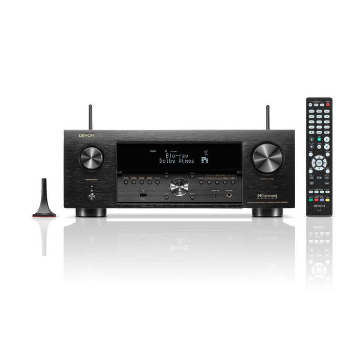 Denon AVRX4800H | 9.4 channel AV receiver - 8K - Auro 3D - Home theater - HEOS - Black-Sonxplus St-Georges