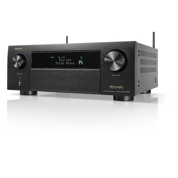 Denon AVRX4800H | 9.4 channel AV receiver - 8K - Auro 3D - Home theater - HEOS - Black-Sonxplus St-Georges