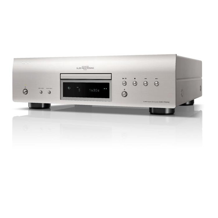 Denon DCD-1700NE | CD/SACD Player - With Advanced AL32 Processing Plus - SVH Mechanism - Silver-Sonxplus St-Georges