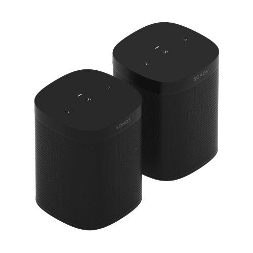 Sonos | One SL Two Room Set - Black-Sonxplus St-Georges