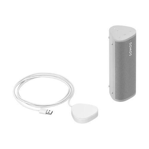 Sonos | Roam Charging Set - 1 Roam Portable Speaker - 1 Roam Charger - White-Sonxplus St-Georges