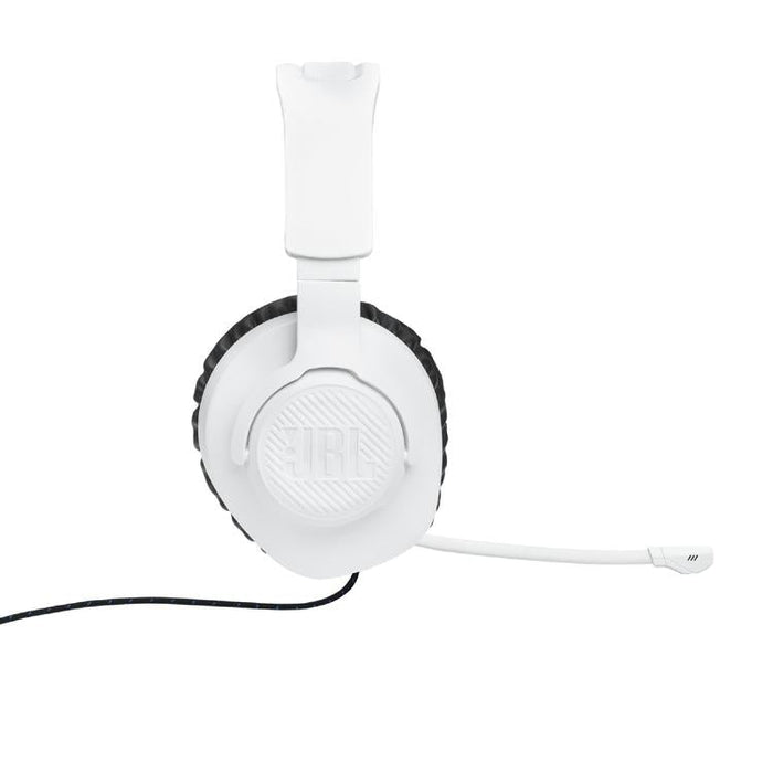 JBL Quantum 100P | Wired circumaural gaming headset - For Playstation Console - White/Blue-Sonxplus St-Georges