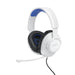 JBL Quantum 100P | Wired circumaural gaming headset - For Playstation Console - White/Blue-Sonxplus St-Georges