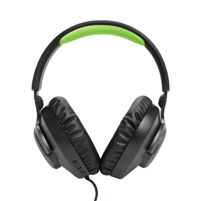 JBL Quantum 100X | Wired circumaural gaming headset - For X-box Console - Black/Green-Sonxplus St-Georges