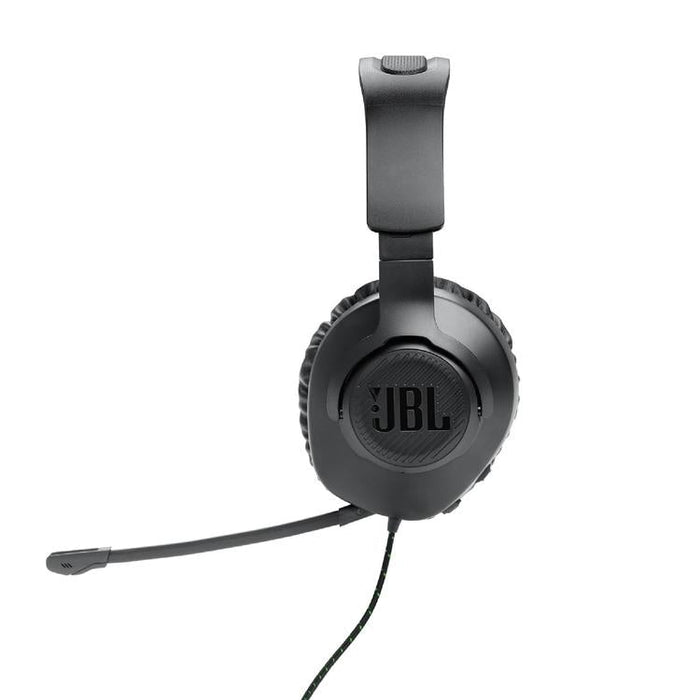 JBL Quantum 100X | Wired circumaural gaming headset - For X-box Console - Black/Green-Sonxplus St-Georges