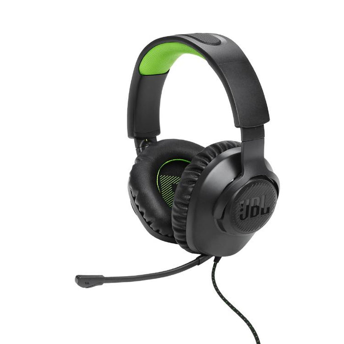 JBL Quantum 100X | Wired circumaural gaming headset - For X-box Console - Black/Green-Sonxplus St-Georges