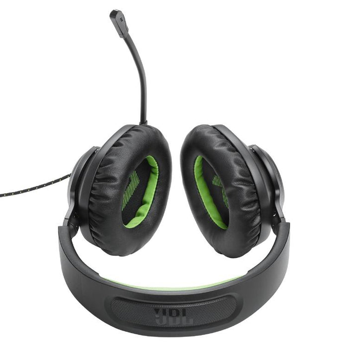 JBL Quantum 100X | Wired circumaural gaming headset - For X-box Console - Black/Green-Sonxplus St-Georges