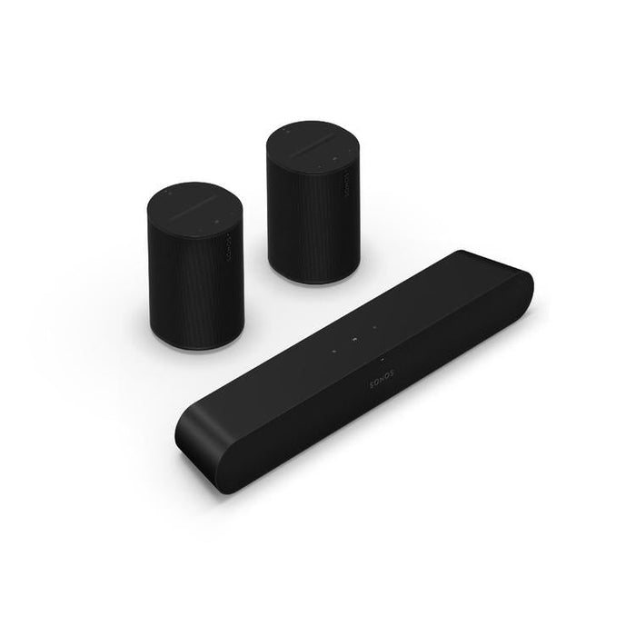 Sonos | Ray Surround Package - Ray + 2x Era 100 - Black-Sonxplus St-Georges