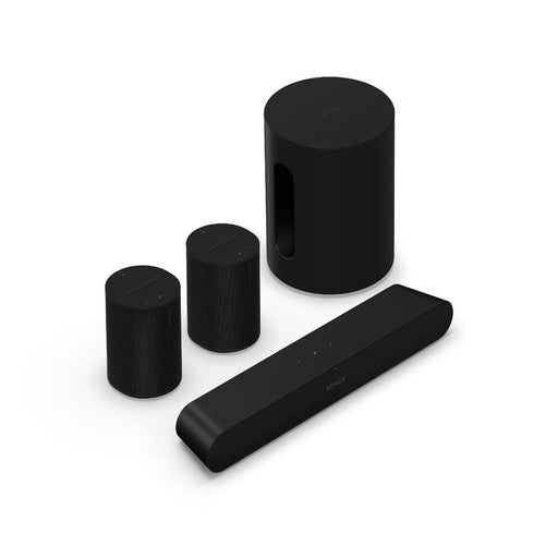 Sonos | Immersive Set with Ray - Sub Mini - 2 x Era 100 - Black-Sonxplus St-Georges