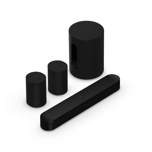 Sonos | Immersive Set with Beam - Sub Mini - Era 100 - Black-Sonxplus St-Georges