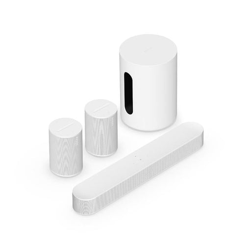 Sonos | Immersive Set with Beam - Sub Mini - Era 100 - White-Sonxplus St-Georges