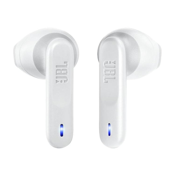 JBL Vibe Flex | In-Ear Headphones - Wireless - Bluetooth - Stick-open design - Smart Ambient Technology - White-Sonxplus St-Georges