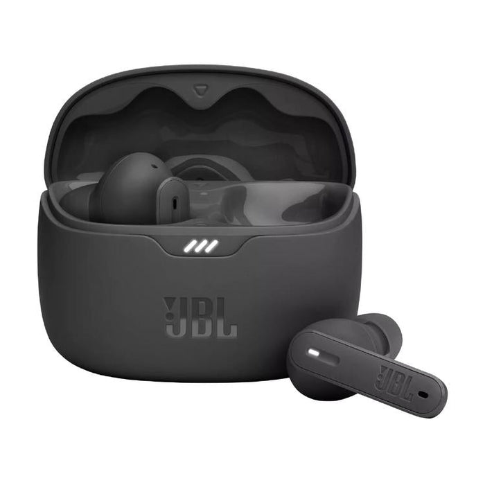 JBL Tune Beam | In-Ear Headphones - 100% Wireless - Bluetooth - Smart Ambient - Stick-open Design - Black-Sonxplus St-Georges