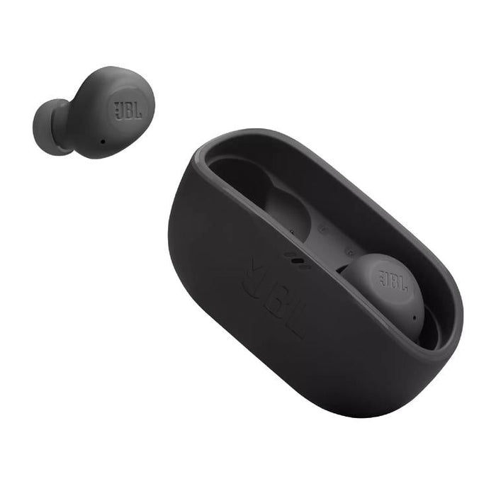 JBL Vibe Buds | In-Ear Headphones - Wireless - Bluetooth - Smart Ambient Technology - Black-Sonxplus St-Georges