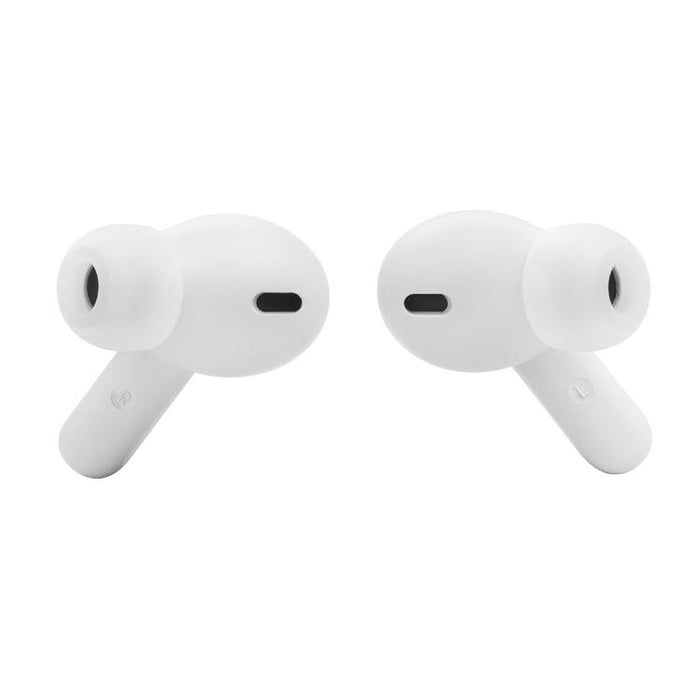 JBL Vibe Beam | In-Ear Headphones - Wireless - Bluetooth - Smart Ambient Technology - White-Sonxplus St-Georges