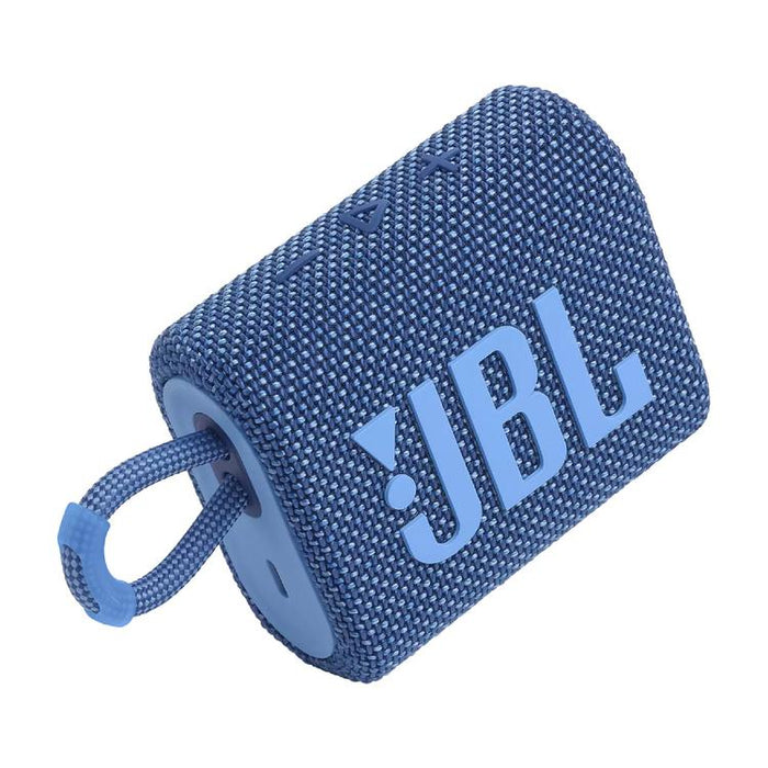 JBL Go 3 Eco | Mini Speaker - Ultra-portable - Bluetooth - IP67 - Blue-Sonxplus St-Georges