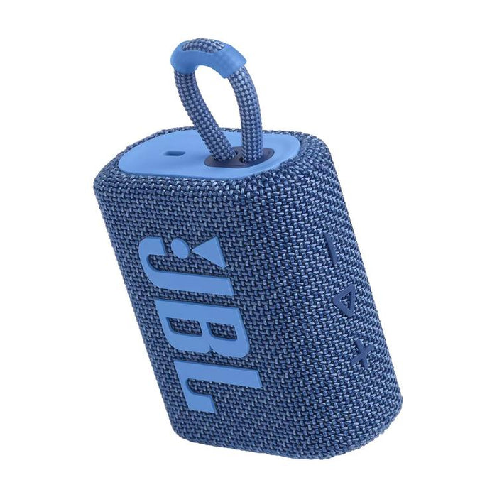 JBL Go 3 Eco | Mini Speaker - Ultra-portable - Bluetooth - IP67 - Blue-Sonxplus St-Georges