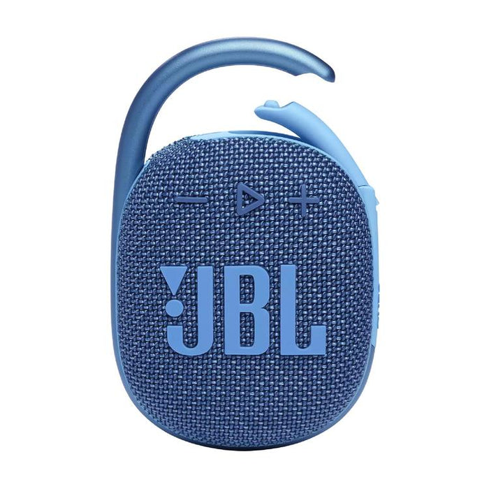 JBL Clip 4 Eco | Speaker - Ultra-portable - Waterproof - Bluetooth - Carabiner - Blue-Sonxplus St-Georges