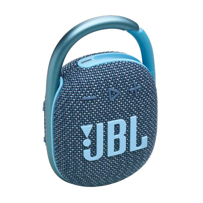 JBL Clip 4 Eco | Speaker - Ultra-portable - Waterproof - Bluetooth - Carabiner - Blue-Sonxplus St-Georges