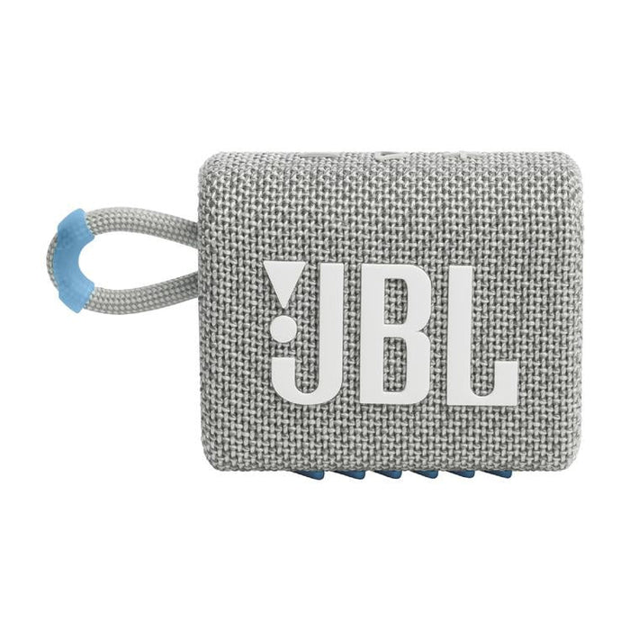 JBL Go 3 Eco | Mini Speaker - Ultra-portable - Bluetooth - IP67 - White-Sonxplus St-Georges