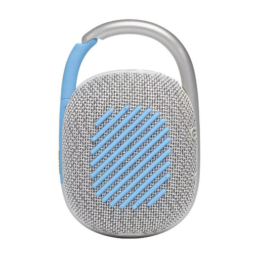 JBL Clip 4 Eco | Speaker - Ultra-portable - Waterproof - Bluetooth - Integrated carabiner - White-Sonxplus St-Georges