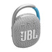 JBL Clip 4 Eco | Speaker - Ultra-portable - Waterproof - Bluetooth - Integrated carabiner - White-Sonxplus St-Georges